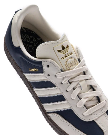 adidas Samba Night Indigo Cream White Detailbild