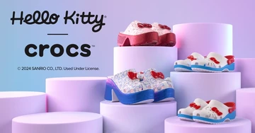 Hello Kitty Crocs Lookbook Bilder aller Modelle