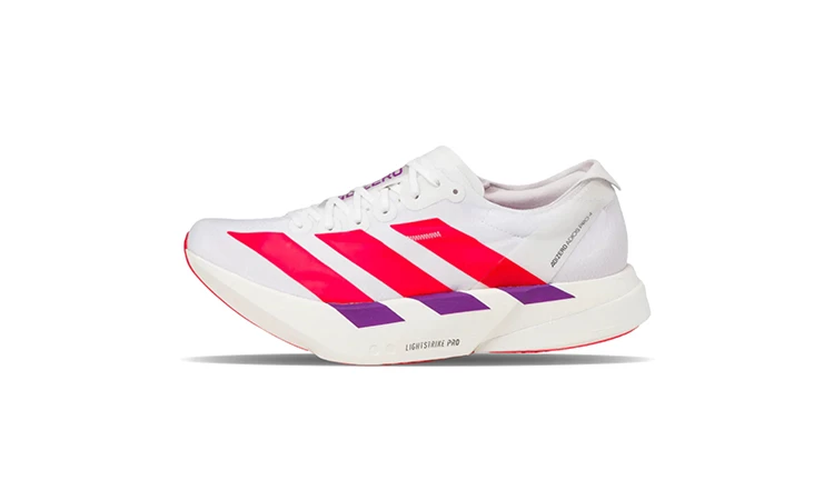 adidas Adizero Adios Pro 4 White Fucid Red