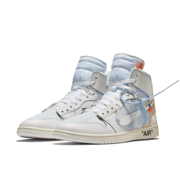 OFF-WHITE x Air Jordan 1 High OG Alaska Paar