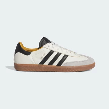 Die Außenseite des JJJJound adidas Samba Off White