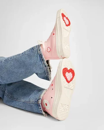 Converse Valentines Day Pack Chuck 70 Hi On Feet