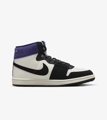 Jordan Air Ship SP x Opium Black Court Purple Innenseite