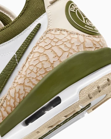 PSG Jordan Legacy 312 Low Detail Ferse