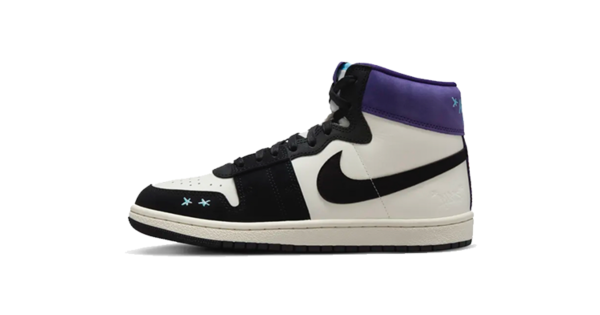 Jordan Air Ship SP x Opium Paris Black Court Purple FQ8281-100 