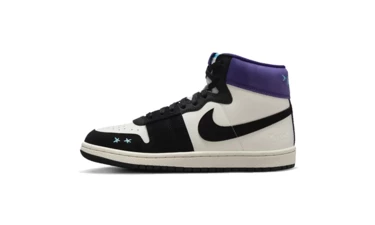 Jordan Air Ship SP x Opium Paris Black Court Purple