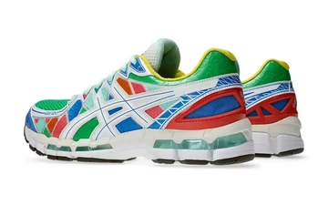 Der Multi Colorway aus dem KENZO ASICS GEL-Kayano 20 Pack von hinten