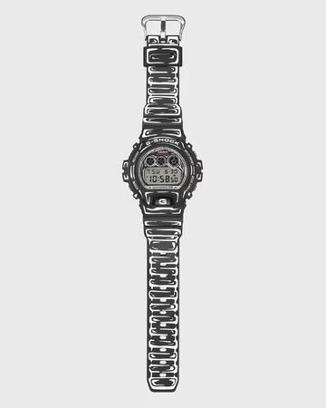 Joshua Vides x Casio G-Shock DW-6900 Black total