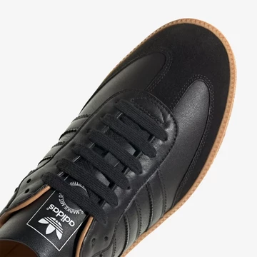 adidas Samba OG Black Gum Made in Italy Details Upper