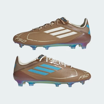Bad Bunny x Lionel Messi x adidas F50 Bright Cyan Außenseiten