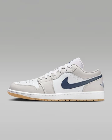 Jordan 1 Low Midnight Navy Neutral Grey Außenseite