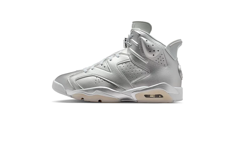 PSG x Nike Air Jordan 6 Metallic Silver