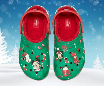 Mickey Mouse x Crocs Classic Clog Christmas von oben