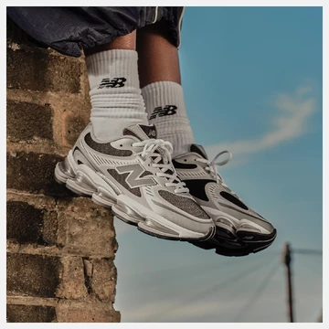 New Balance ABZORB 2000 Silver Metallic & Faded Black Mood 2