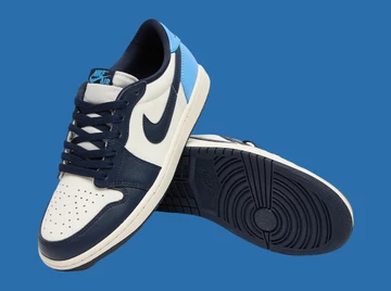 Jordan 1 Low Obsidian schräg