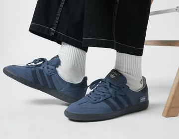 adidas Samba OG Night Indigo On Feet