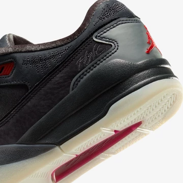Who Decides War x Jordan Flight Court Bred Ferse Details