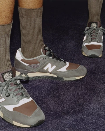 Stone Island x New Balance 998 Raso Gommato getragen 2