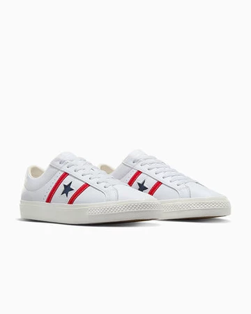 Converse CONS One Star Academy Pro Leather White schräg frontal