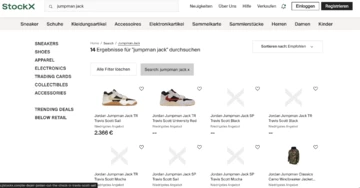 Jumpman Jack Modelle auf StockX