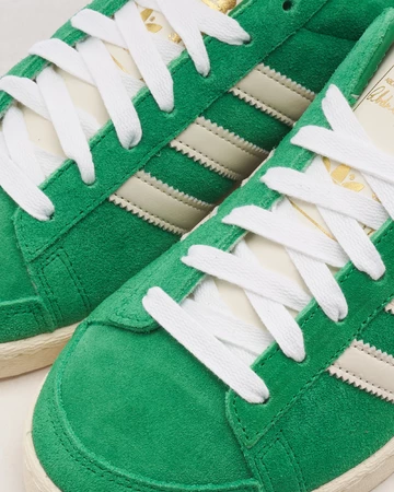 adidas Jabbar Low Green Glow Upper Details