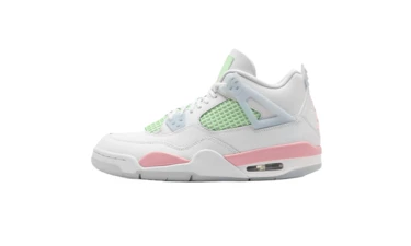 Nike Air Jordan 4 White Medium Soft Pink GS