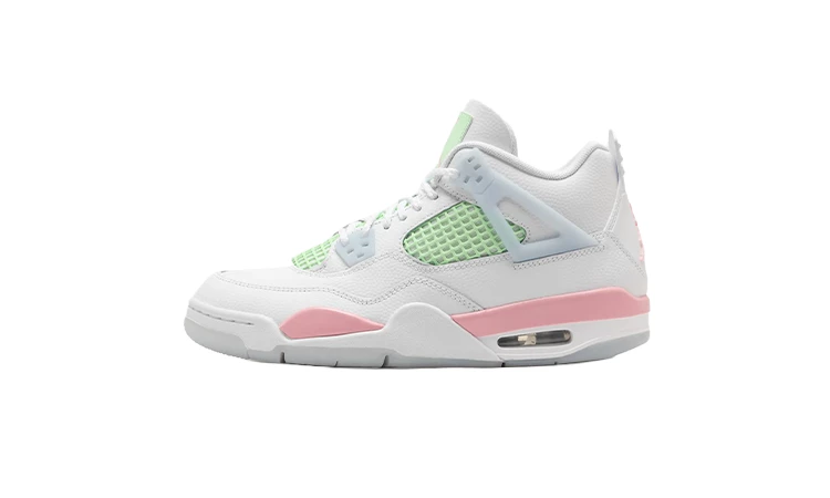Nike Air Jordan 4 White Medium Soft Pink GS