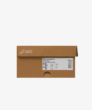 ASICS Gel-Kayano 14 Clay Grey Verpackung