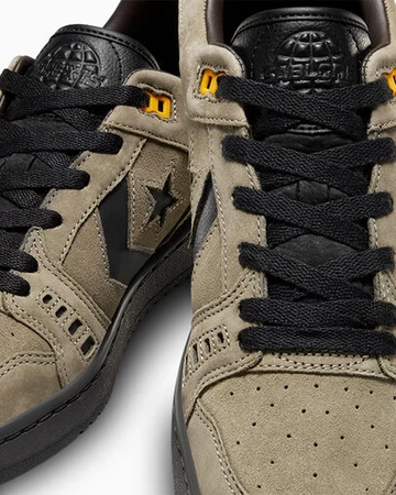 Converse AS-1 Pro Black Gum Pack Green Detail Paar