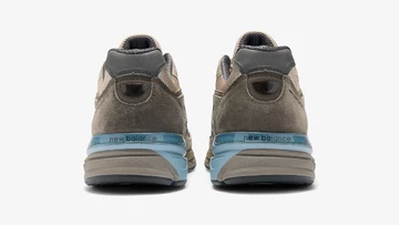 AURALEE x New Balance 990v4 Brown Paar Fersen