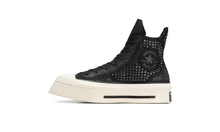 Swarovski Converse Chuck 70 De Luxe Squared Black Crystal