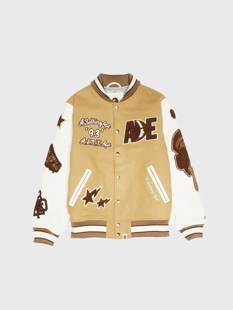 Multi Motif Varsity Jacket Image