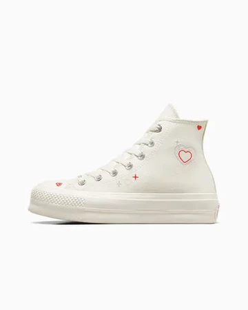 Converse Valentines Day Pack Chuck All Star Off White Außenseite