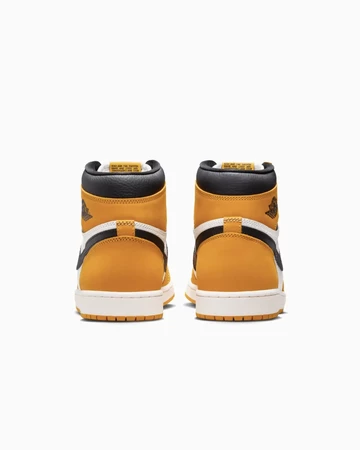 Jordan 1 High Yellow Ochre von Hinten