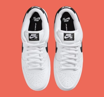 Nike SB Dunk Low White Paar von Oben