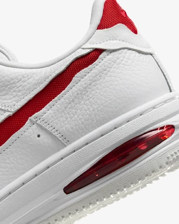 Air Force 1 Low EVO Pack Colorway Weiß/Rot Deatil Ferse