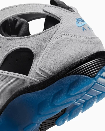 Nike Air Trainer Huarache Wolf Grey Star Blue - Ferse, Detail
