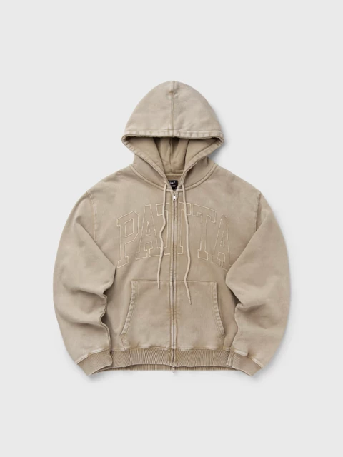 Patta Loopback Logo Zip Hooded Sweater Image