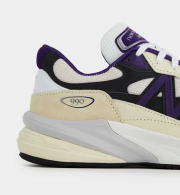 New Balance 990v6 Plum Detail Ferse