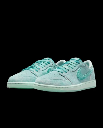 Jordan 1 Low Washed Teal Paar seitlich