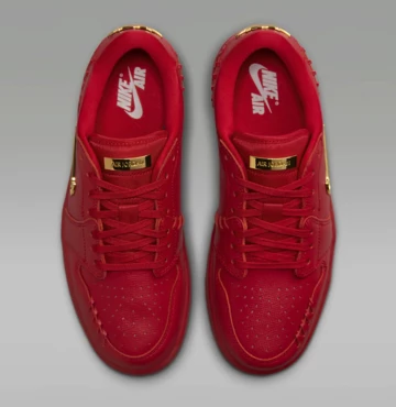 Jordan 1 Low Method of Make Gym Red von oben