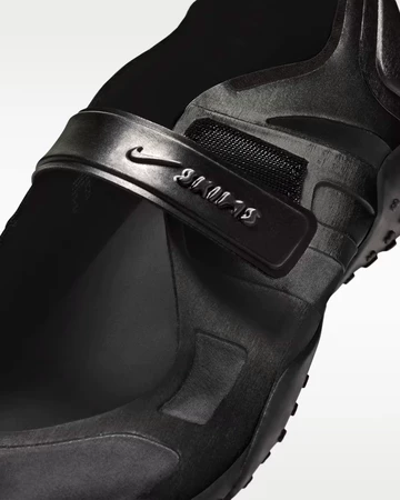 Nike SKIMS Air Rift Satin Black Details