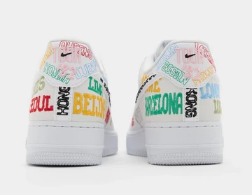Nike Air Force 1 World Tour White Fersen