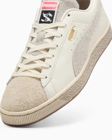 Die Toebox des weißen Staple Puma Suede