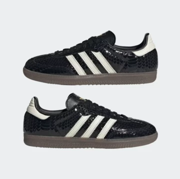 adidas Samba Patent Black Snakeskin AUßenseite