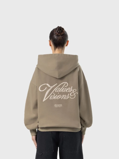 Akira Oversized Hoodie Washed Desert Taupe Image