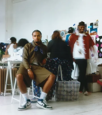 Jordan Air Ship SP x Opium Black Court Purple Mood 2