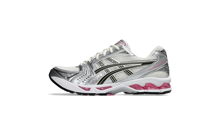 Asics pink and white on sale