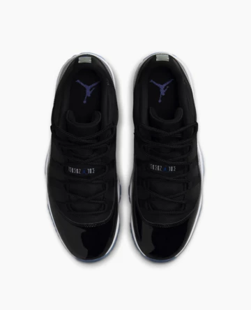 Jordan 11 Low Space Jam von oben