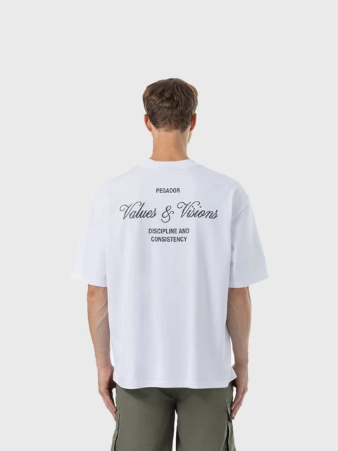 Bronson Oversized Tee White Image